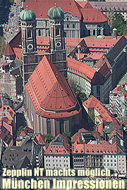 Der Zeppelin NT flog wieder über München (27.04.-08.05.2008). Ungewöhnliche Impressionen von München an einem sonnigen Maitag... (Fotos: MartiN Schmitz)